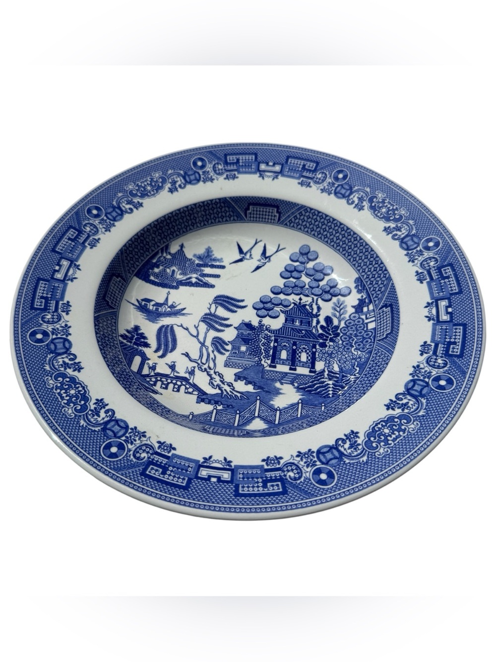 Spode Blue Italian Williams Sonoma Home England Serving Bowl Pasta Vegetable 9”